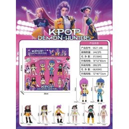 ZESTAW 8SZT FIGURKI K-POP DEMON HUNTER