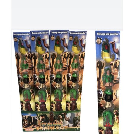 ZESTAW 6SZT FIGURKI BRAINROT