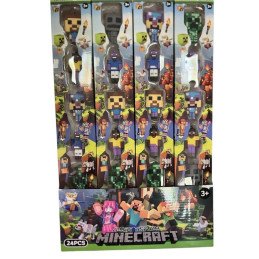 ZESTAW 6SZT FIGURKI MINECRAFT
