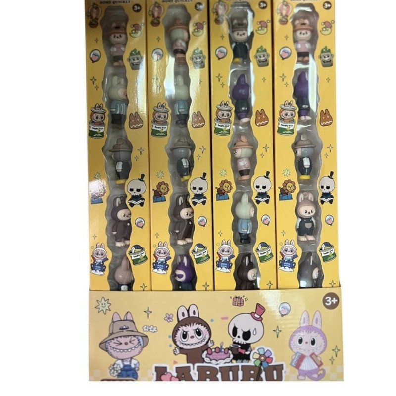 ZESTAW 6SZT FIGURKI LABUBU