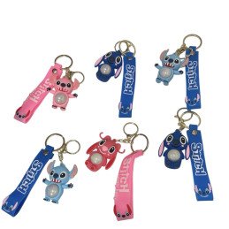 BRELOK GUMOWE STITCH ŚWIECĄCE