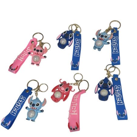 BRELOK GUMOWE STITCH ŚWIECĄCE