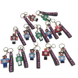 BRELOK GUMOWE MINECRAFT ŚWIECĄCE