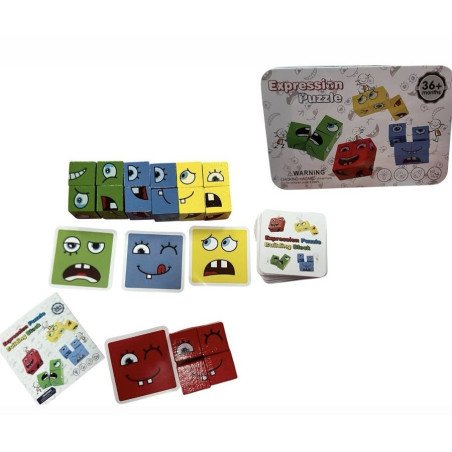 PUZZLE EXPRESSION DREWNIANA GRA UŁÓŻ BUZIE