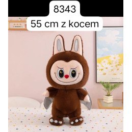 PODUSZKA MASKOTKA LABUBU Z KOCEM