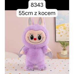 PODUSZKA MASKOTKA LABUBU Z KOCEM