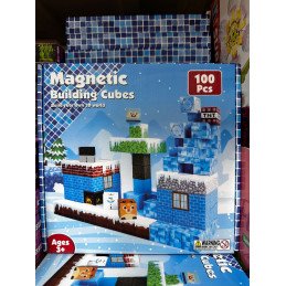 KLOCKI 100PCS MAGNETYCZNE MINECRAFT