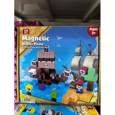 KLOCKI 100PCS MAGNETYCZNE MINECRAFT