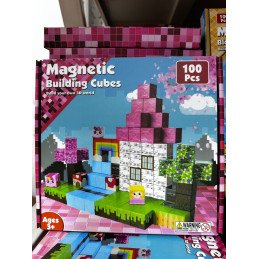 KLOCKI 100PCS MAGNETYCZNE MINECRAFT
