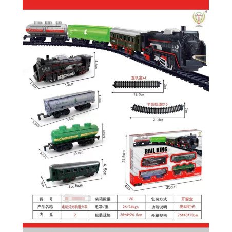 ZESTAW TRAIN SET RAIL KING
