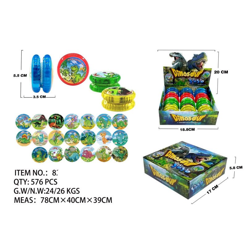 ZABAWKA YOYO DINOSAUR