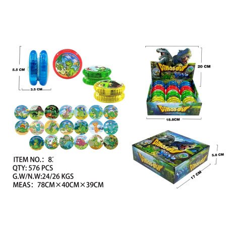 ZABAWKA YOYO DINOSAUR