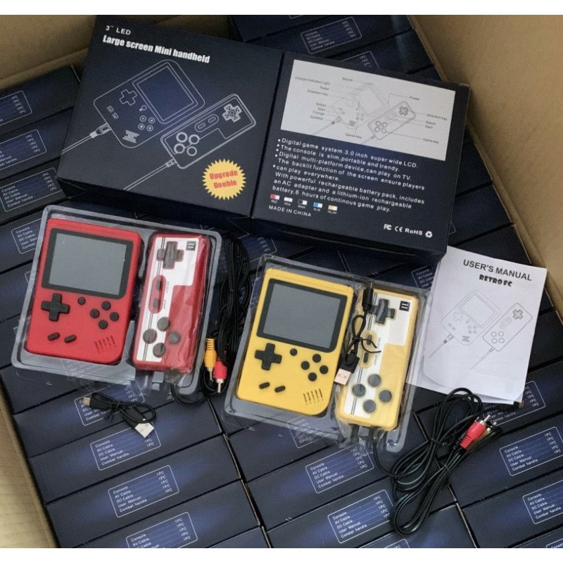 MINI RETRO KONSOLA 400 GIER 3" LED LARGE SCREEN