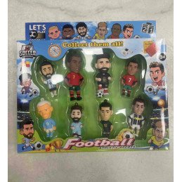 ZESTAW 8SZT FIGURKI PIŁKARSKIE FOOTBALL STARS