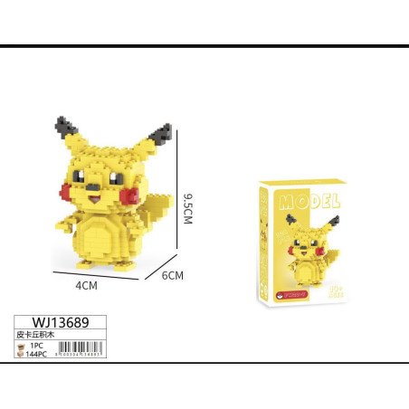 KLOCKI 326PCS PIKACHU