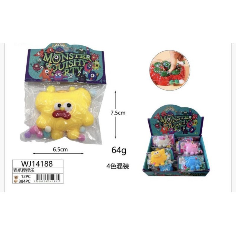 SQUISHY GNIOTKI MONSTER