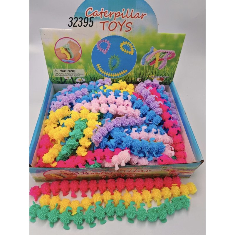 SQUISHY GNIOTKI CATERPILLAR