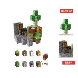 KLOCKI 50C MAGNETYCZNE MINECRAFT