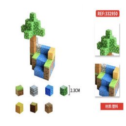 KLOCKI 50A MAGNETYCZNE MINECRAFT