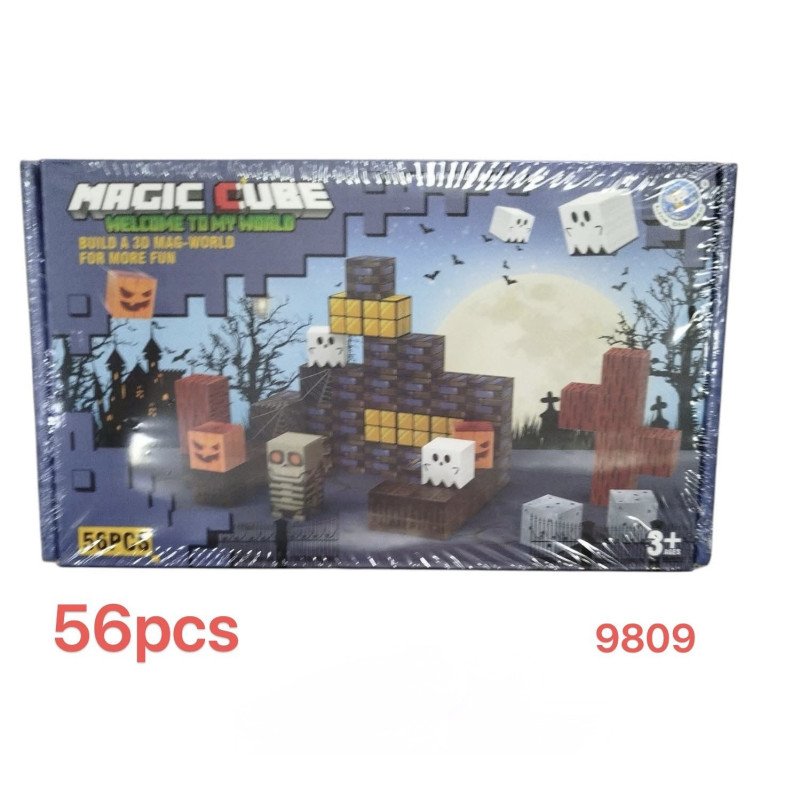 KLOCKI 56PCS MAGNETYCZNE MINECRAFT
