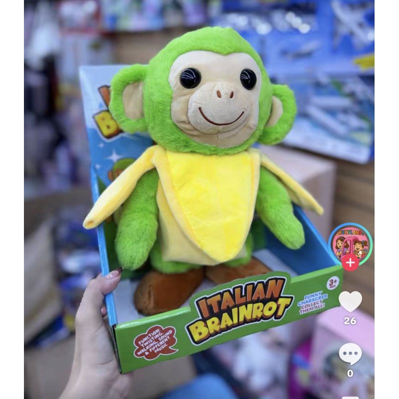PLUSZOWA MASKOTKA ITALIAN BRAINROT W PUDEŁKIEM