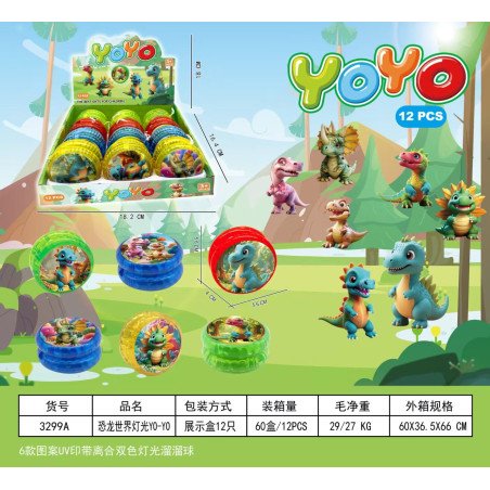 ZABAWKA YOYO DINOZAUR