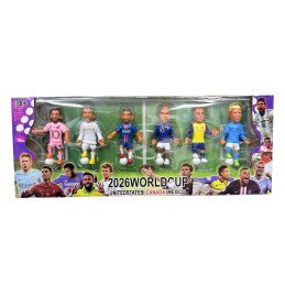 ZESTAW 6SZT FIGURKI PIŁKARSKIE 2026 WORLD CUP