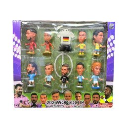 ZESTAW 10SZT FIGURKI PIŁKARSKIE 2026 WORLD CUP