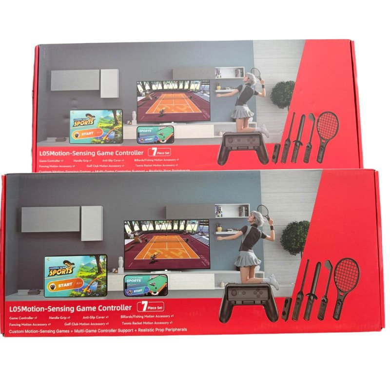 MOTION-SENSING GAME CONTROLLER 7PCS ZESTAW