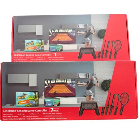 MOTION-SENSING GAME CONTROLLER 7PCS ZESTAW