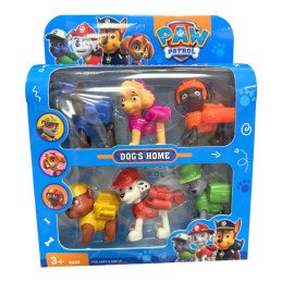ZESTAW 6SZT FIGURKI PSI PATROL