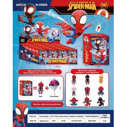 LOSWA FIGURKA SPIDERMAN Z PARASOL W PUDEŁKO