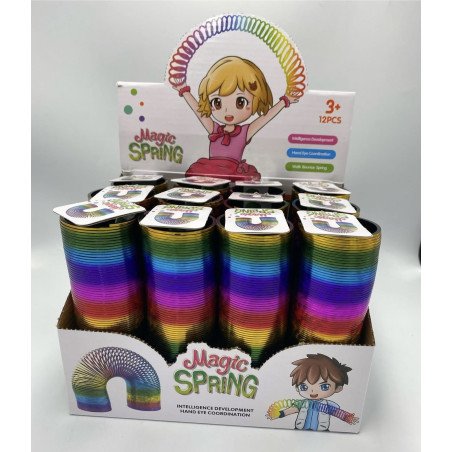 ZABAWKA SPRĘŻYNKI MAGIC SPRING RAINBOW