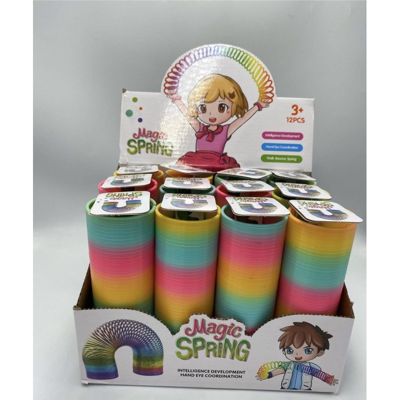 ZABAWKA SPRĘŻYNKI MAGIC SPRING RAINBOW