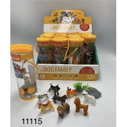 FIGURKI GUMOWE THE DOG FAMILY