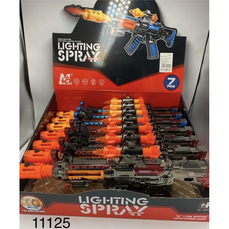 ZABAWKA PISTOLET LED Z DŹWIĘKIEM