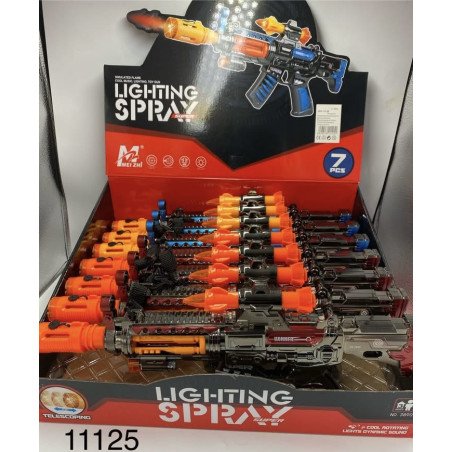 ZABAWKA PISTOLET LED Z DŹWIĘKIEM