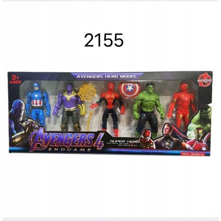 ZESTAW 5SZT FIGURKI AVENGERS 4