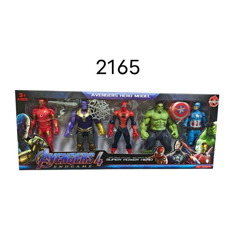 ZESTAW 5SZT FIGURKI AVENGERS 4