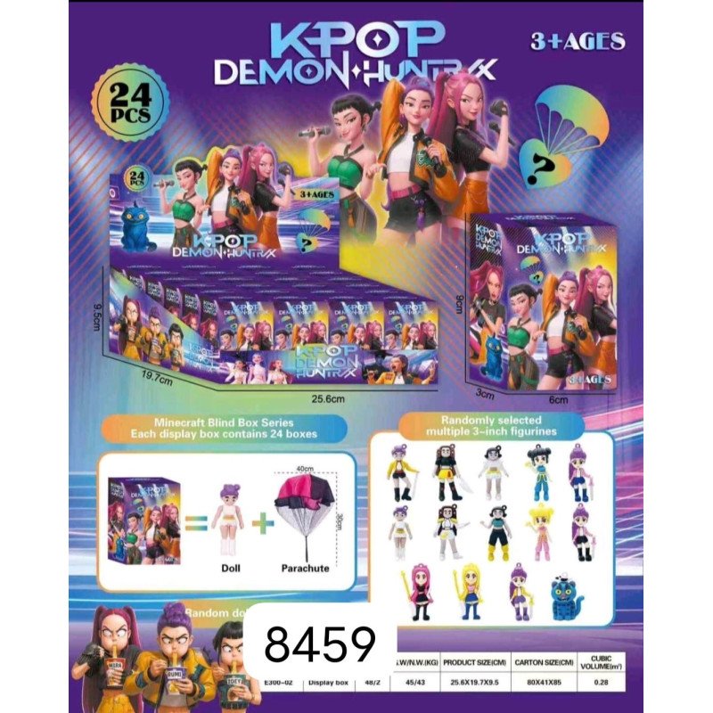 FIGURKI K-POP DEMON HUNTER + PARASOL