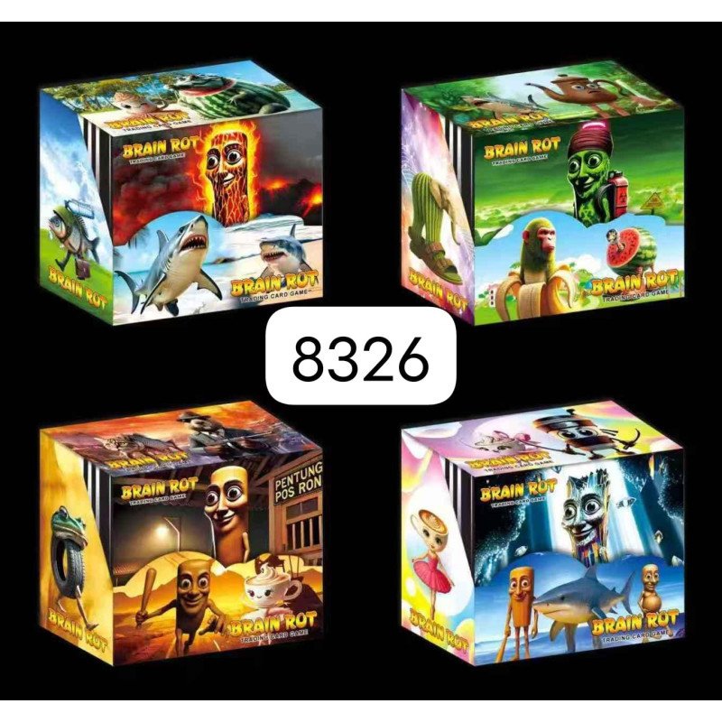 KARTY BRAINROT BRAWLS 36 SZSZETEK MEGA BOX 288 KART