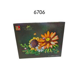 KLOCKI 924PCS KWIATY IVY BONSAI