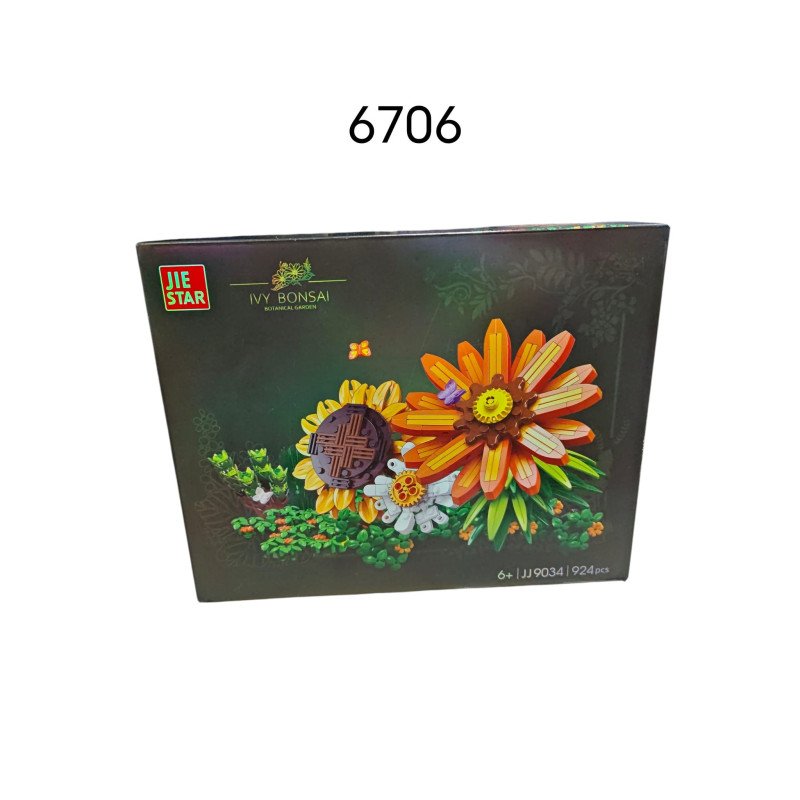 KLOCKI 924PCS KWIATY IVY BONSAI