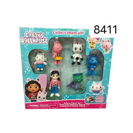 ZESTAW 6SZT FIGURKI GABBY'S DOLLHOUSE