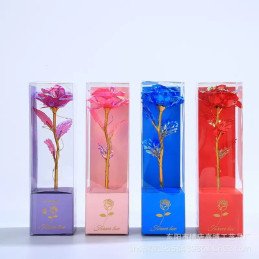 WIECZNA RÓŻA Z LED NA PREZENT