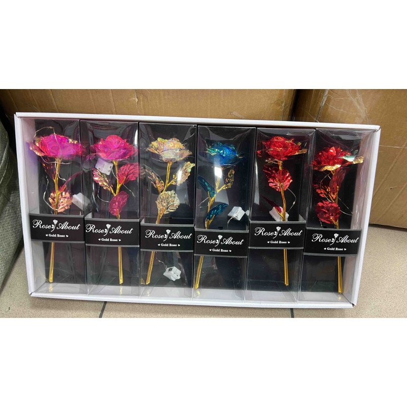 WIECZNA RÓŻA Z LED NA PREZENT