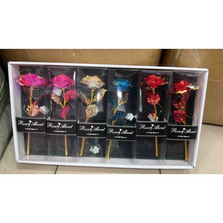 WIECZNA RÓŻA Z LED NA PREZENT