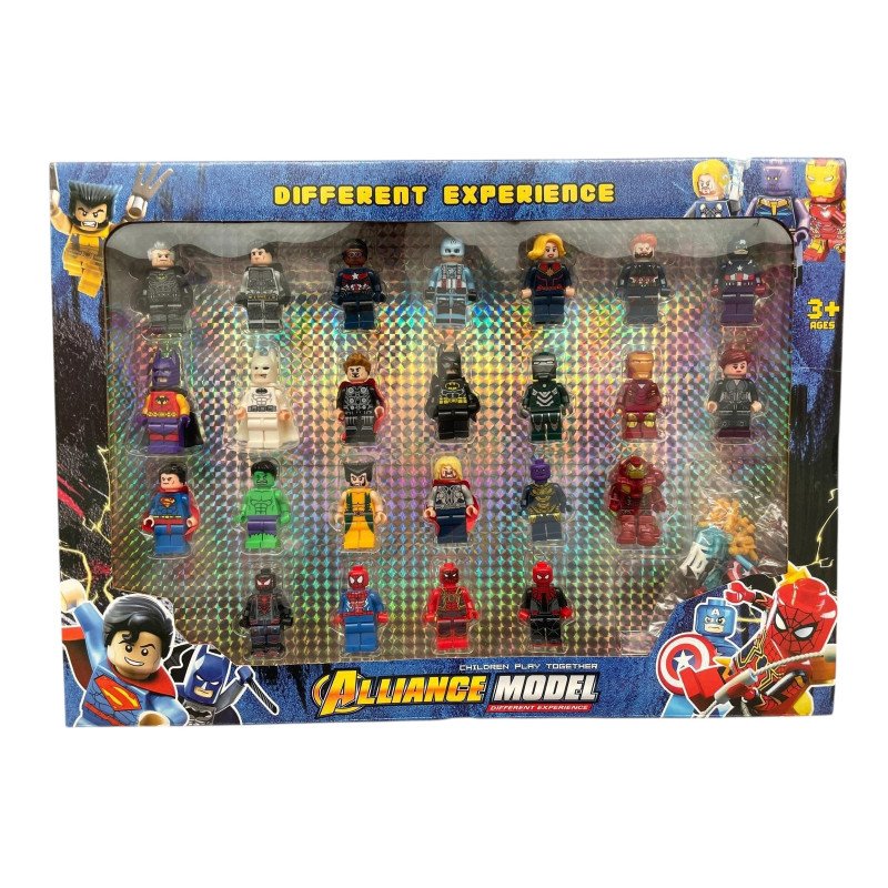 ZESTAW 24SZT FIGURKI AVENGERS