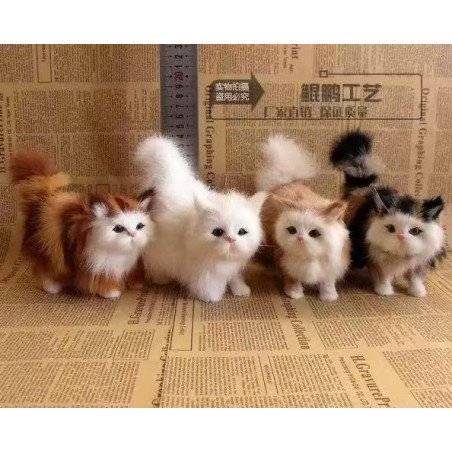 MASKOTKA CHODZĄCY SZCZEKAJĄCY KOTY NA BATERIE