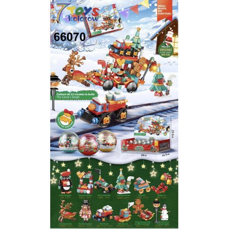 KLOCKI MINI ŚWIĄTECZNE